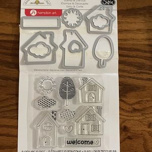 Sizzix Welcome Home Houses Stamps & Dies DoodleBug Designs New